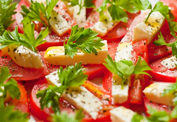 Tomates y mozzarella —  Fotos de Stock