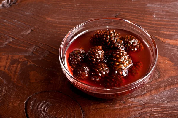 Confiture from fir cones — Stock Photo, Image