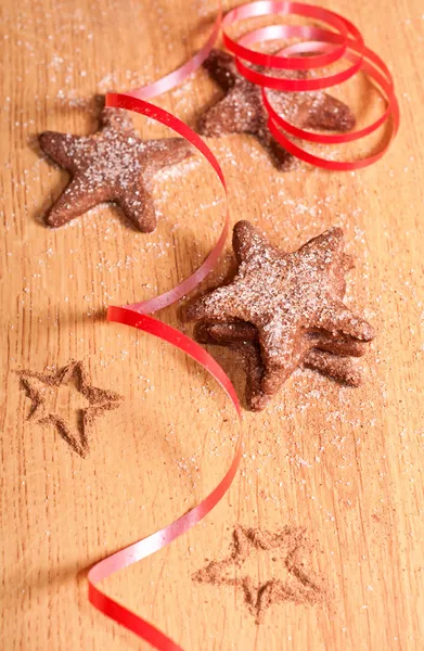 Christmas cookies - stars — Stock Photo, Image