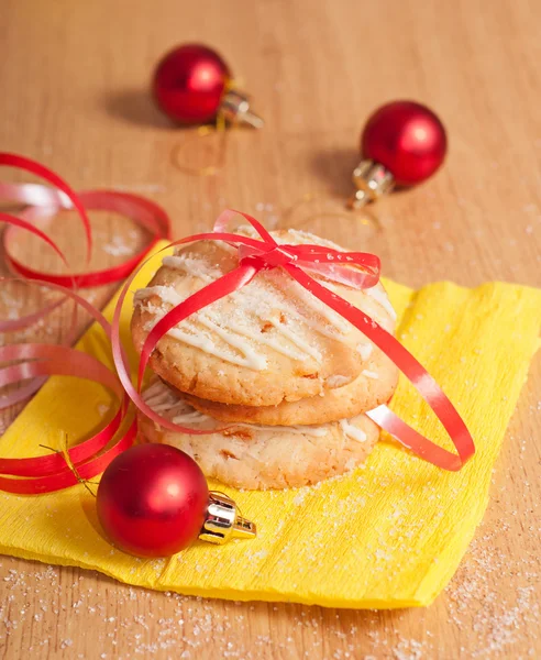 Kerstmis zoete en decoratie — Stockfoto