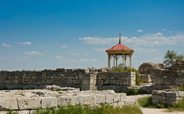 Chersonez Taurydzki w pobliżu Sewastopolu na Krymie — Zdjęcie stockowe