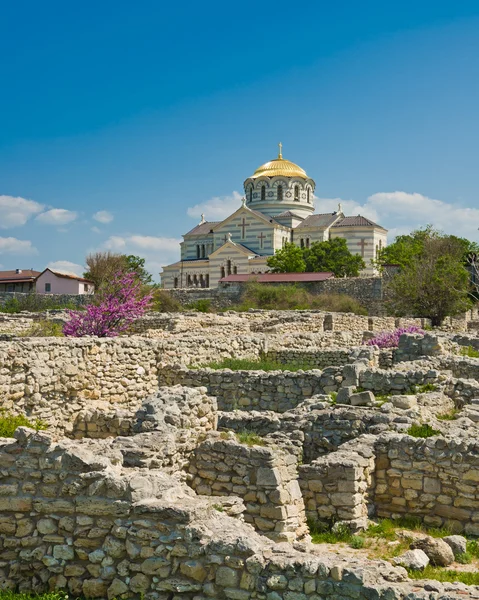 Catedral de San Vladímir. Chersonesus en la Crimea — Foto de Stock