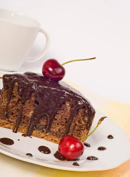 Bolo de chocolate — Fotografia de Stock