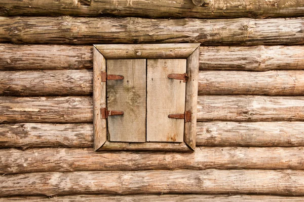 木製の窓を閉じ — ストック写真