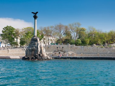 Scuttled Warships Monument in Sevastopol, Crimea clipart