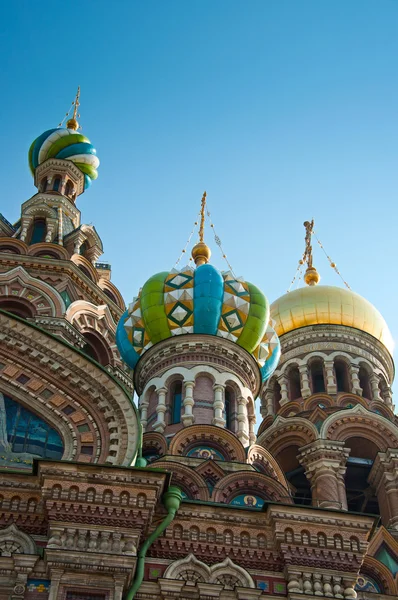 Sauveur sur la cathédrale de Sang à Saint-Pétersbourg — Photo