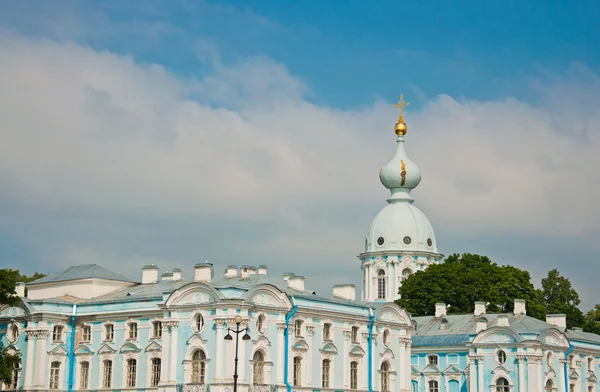 Cattedrale di Smolny a San Pietroburgo — Foto Stock