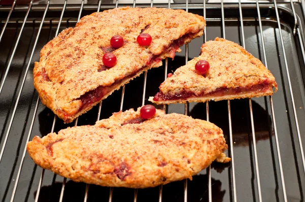Torta com cranberries — Fotografia de Stock