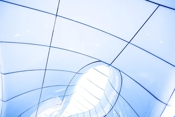 Modern abstract ceiling in blue — Stock Photo, Image