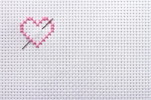 Needlework, cross-stitch — Stock Photo, Image