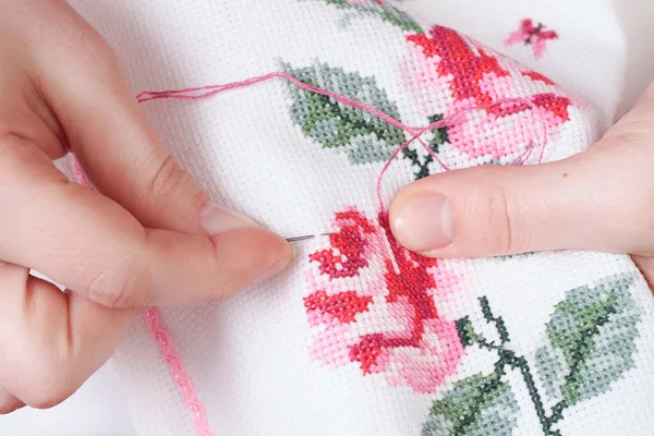 Cross-stitch — Stock Photo, Image