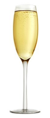 Bir bardak şampanya.