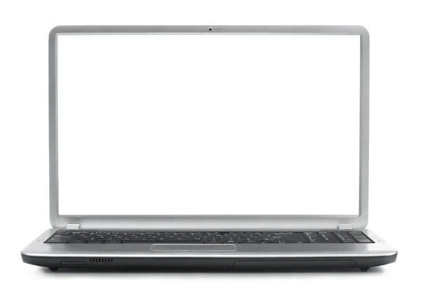 Laptop isolato su bianco — Foto Stock