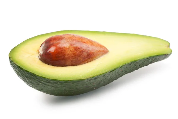 Avocado auf weißem Hintergrund — Stockfoto