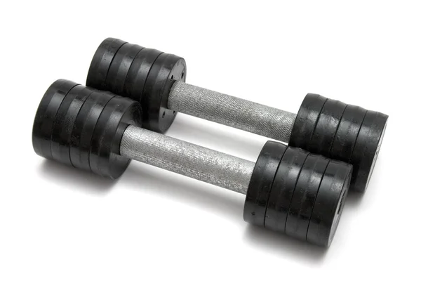 Kilka dumbbels — Zdjęcie stockowe