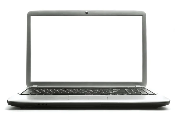 Laptop isoliert auf weiß — Stockfoto