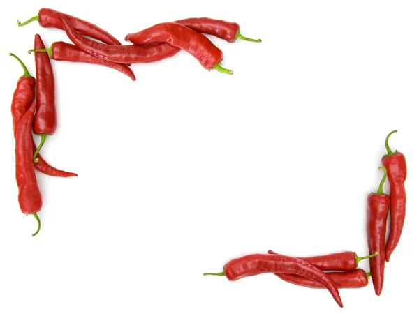 Peppers frame — Stock Photo, Image