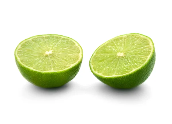 Two half of lime — Stock Photo, Image