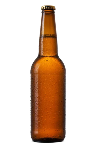 Brown beer bottle — Stock Photo, Image