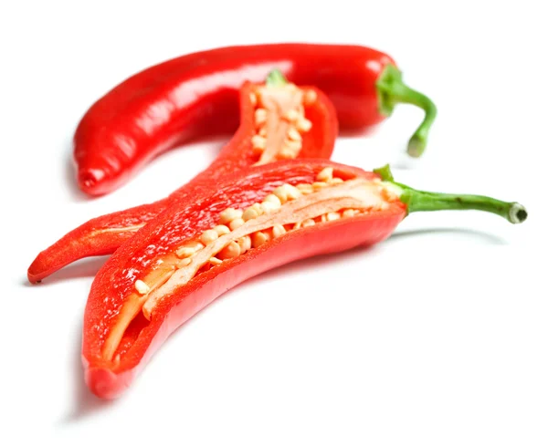 Pimientos rojos y fríos — Foto de Stock