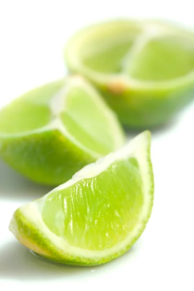 Pezzi di lime verde — Foto Stock