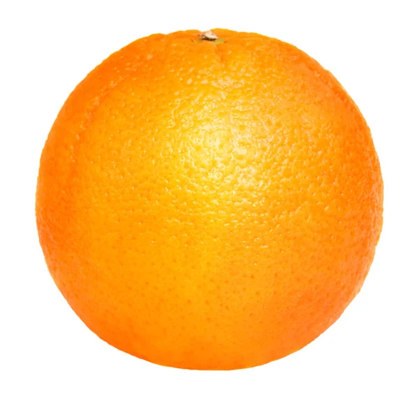Érett narancs izolált fehér — Stock Fotó