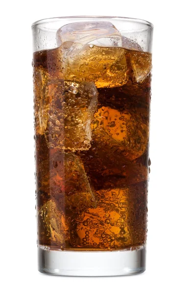 Glass of cola Royalty Free Stock Images