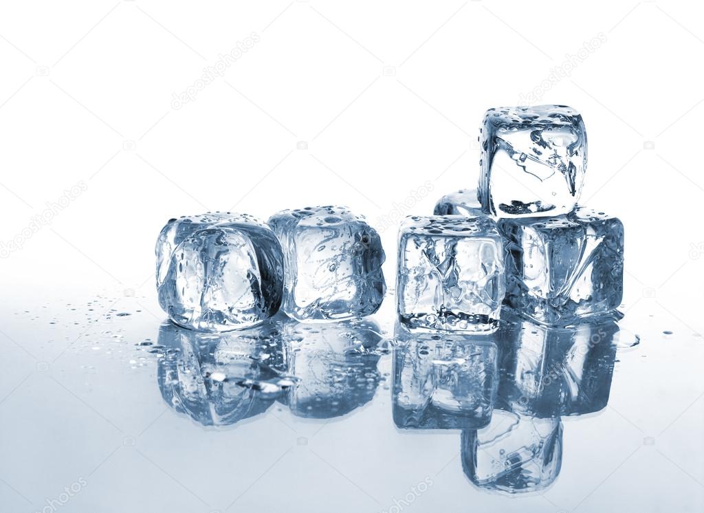 ice and water