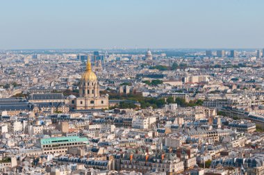 Les Invalides - Paris havadan görünümü.
