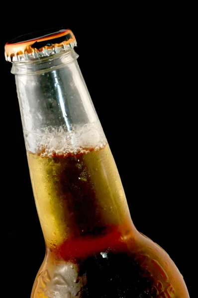 Gota de água na garrafa — Fotografia de Stock