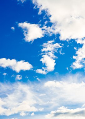 Güzel mavi gökyüzü