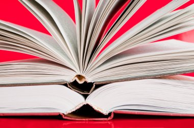 iki açık kitap