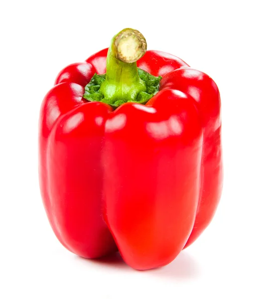 在白色的新鲜红辣椒。 — 图库照片