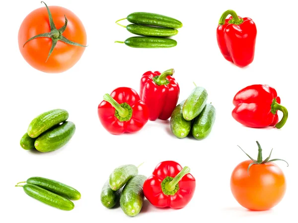 Set verse groenten — Stockfoto