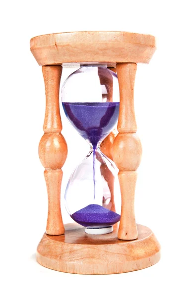 Пісочний годинник, ізольовані — стокове фото