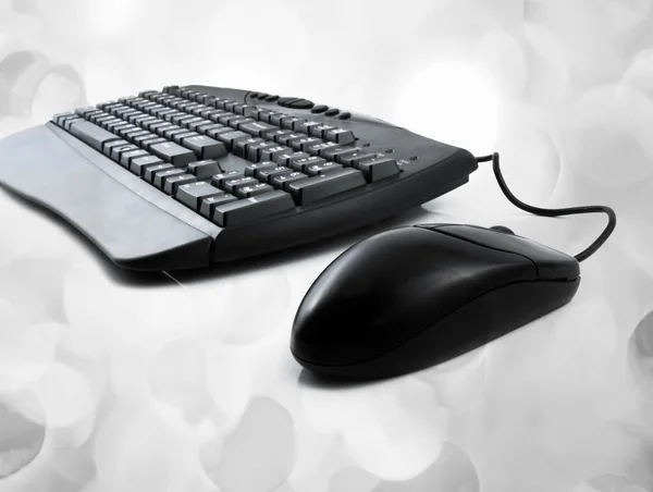 Bilgisayar klavyesi ve fare — Stok fotoğraf