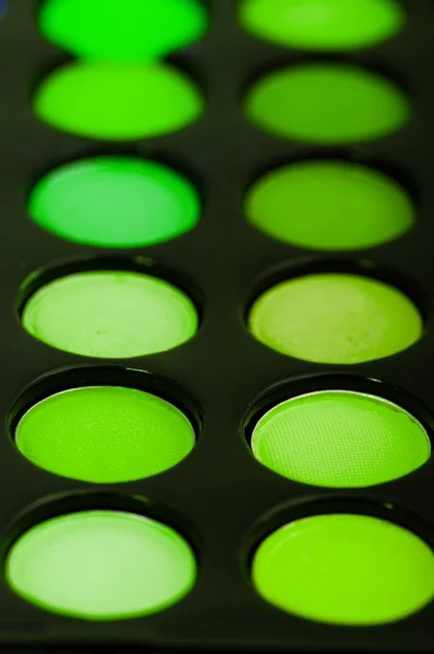 Gröna ögonskuggor — Stockfoto