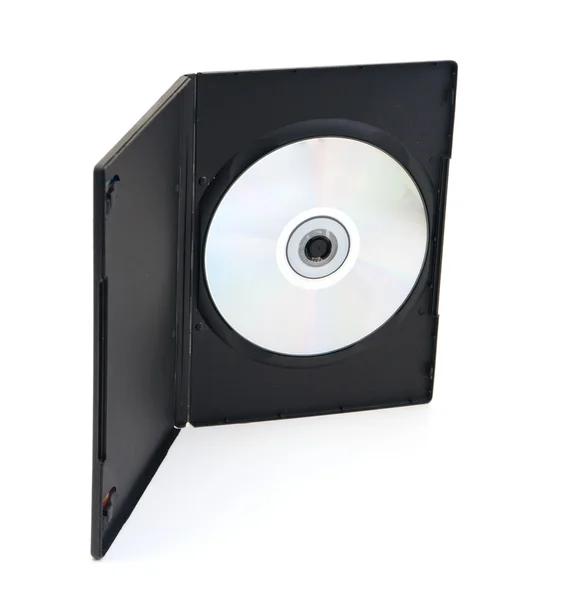 Disk ve disk için boş kutu — Stok fotoğraf