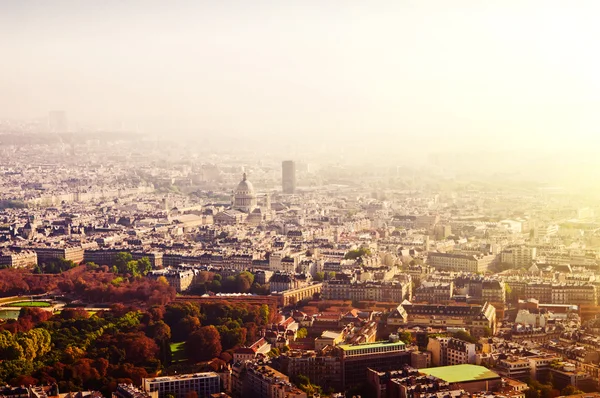 Letecký pohled na Paříž od věže montparnasse — Stock fotografie