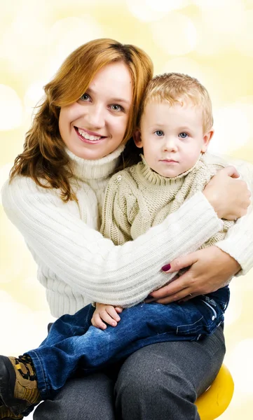 Vrouw en haar zoon — Stockfoto