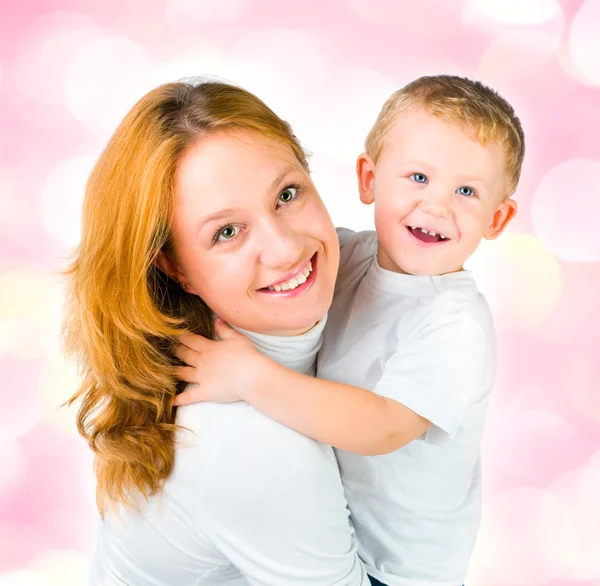 Vrouw en haar zoon — Stockfoto