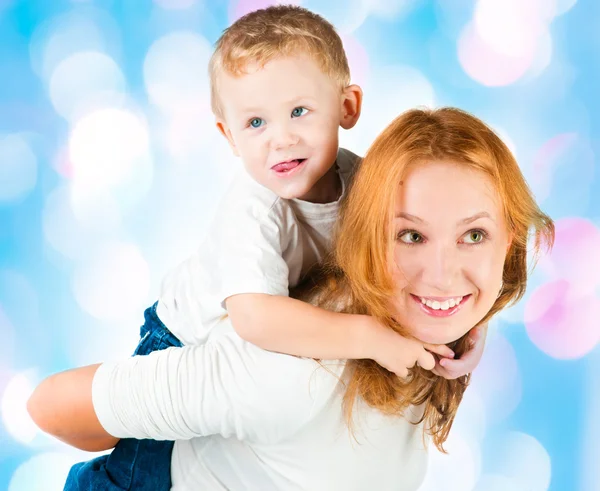 Woman and her son — Stock Photo, Image