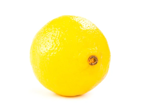 Maturo limone isolato — Foto Stock