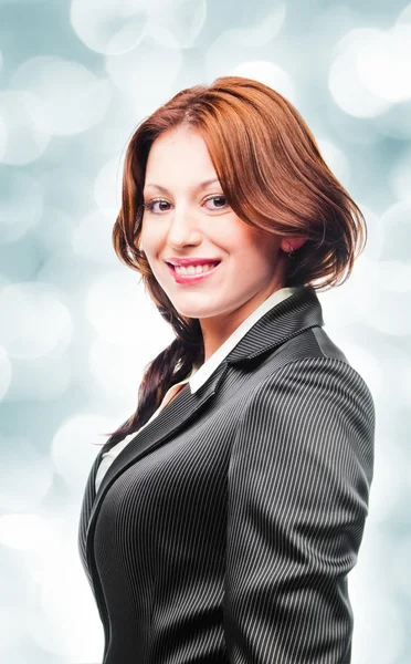 Smiling business woman. — Stock Photo, Image