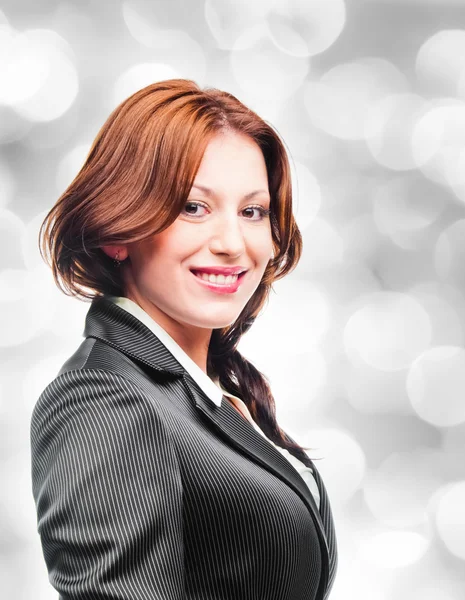 Smiling business woman. — Stock Photo, Image