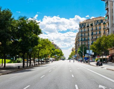 Barselona sokaklarında. İspanya.