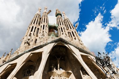Barcelona'da Sagrada familia Tapınağı