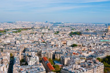Hava panoramik Eyfel Kulesi'nden görüldüğü gibi paris ve seine Nehri