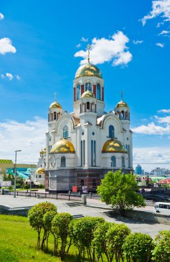 Church on Blood in Honour of All Saints Resplendent in the Russian Land clipart