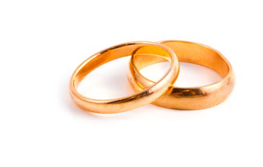 Evlilik yüzükleri.